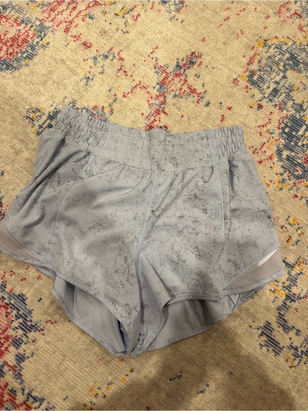 Periwinkle High Rise Lululemon Hotty Hot Shorts